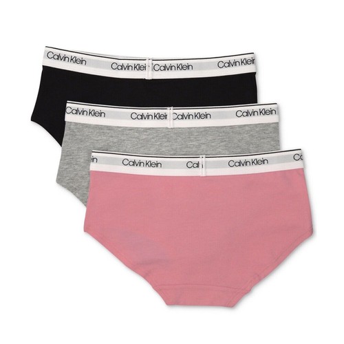 CALVIN KLEIN 3-Pk. Hipster Underwear, Little & Big Girls NEW - Picture 2 of 7