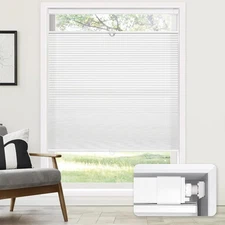LazBlinds No Tools No Drill Cordless Cellular Shades, Top Down Bottom Up (TDBU)