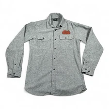 Hard Truth Shirt Adult SMALL Gray Burnside Flannel Indiana Distilling Promo