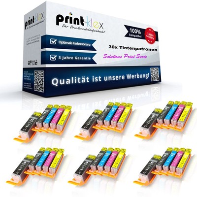 30x Super XL Patronen für Canon PGI 580 CLI 581 Pixma TS 6250 6251 8100 Series