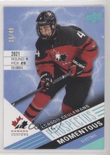 2021 Upper Deck Team Canada Juniors Electric Blue 25/49 Corson Ceulemans 0e8i