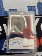 2023 Immaculate Prospects GAVIN WILLIAMS Patch Autograph Auto /49