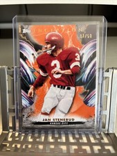 2024 TOPPS INCEPTION JAN STENERUD ORANGE #D 01/50
