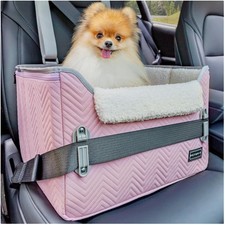 Hunde Autositz Hundesitz Auto Rückbank Sicherheit Gurt small Welpe