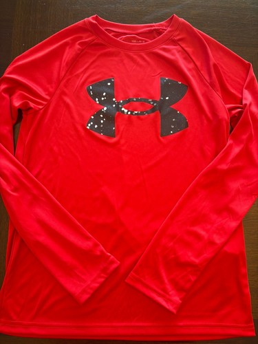 Lot Of 5 UA Boys YM Zip Jacket, Long Sleeve Thin Shirts & Hoodie Sweatshirt - Picture 10 of 23