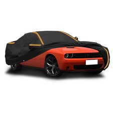 420D Car Cover for Dodge Challenger Waterproof All Weather Reflective Strip