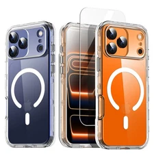 Case For iPhone 17 Pro Max/17 Pro MagSafe Shockproof Hard Cover Screen Protector