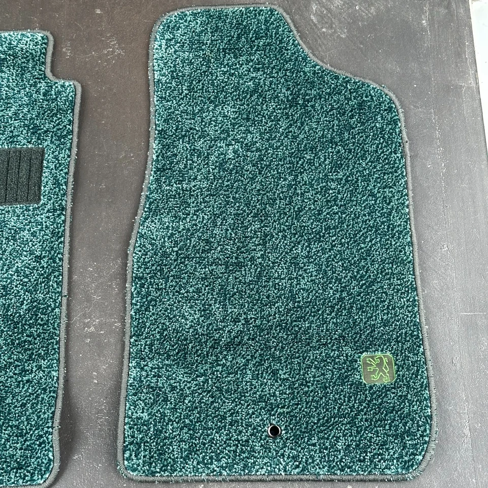 PEUGEOT Genuine Factory FLOOR MATS 205 309 405 GREEN Gentry Classic Sorrento GTI - Image 4 of 4