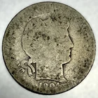1904-P Barber Dime 90% Silver Circulated 10c US Coin- 4114