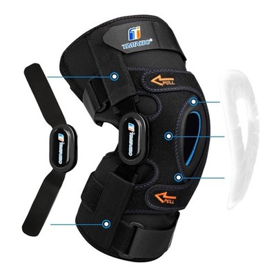 Hinged Knee Brace for Women/Men, Knee Braces for Knee Pain with GEL Patella S...