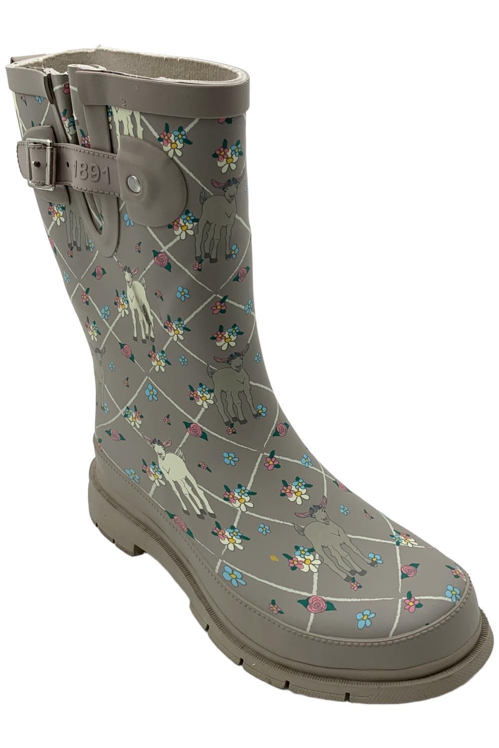 Western Chief Women's Waterproof Mid Rain Boot Goat Gracious