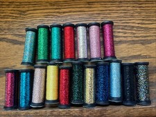Lot Of 27 Kreinik Metallics Blending Filiment Thread
