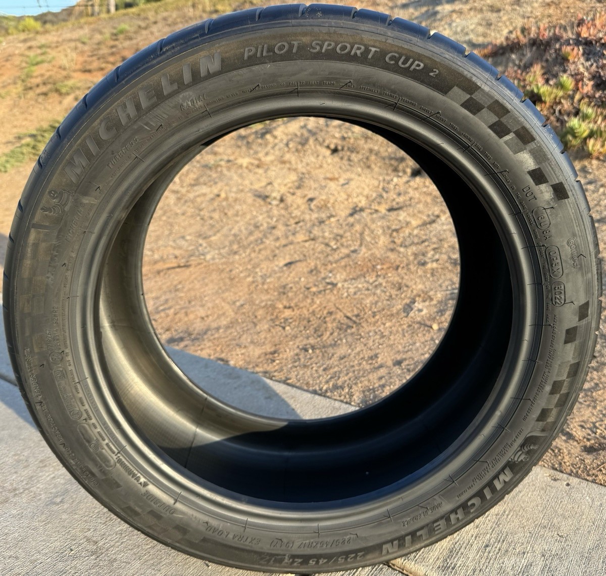 FOUR BRAND NEW 225/45ZR17 (94Y) Michelin Pilot Sport Cup 2 (240