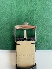 ROLEX Black Leather Crocodile Band 19mm With Rolex. Crown Buckle. Silver NOS. — photo 2