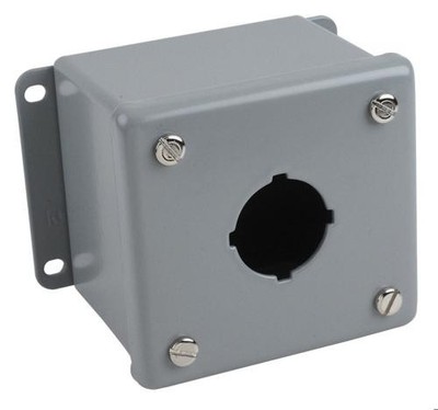 1Pc NVENT HOFFMAN E1PB Control Station Enclosure, 30.5mm, Steel, 1 Holes, 3