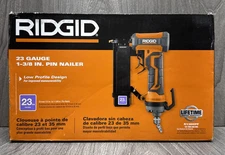 RIDGID R138HPF 23 Gauge 1 -3/8  Headless Pin Nailer w/ Dry-Fire Lockout - NEW