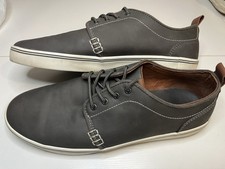 Goodfellow Co Men's Lace Up Casual Dress Shoes Round Toe Size 9.5 Gray