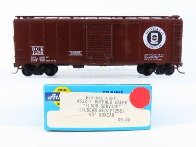 HO Athearn Bev-Bel #522-1 BCK Buffalo Creek ''Flour Service'' 40' Box Car #1258