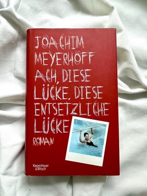JOACHIM MEYERHOFF signiert ACH, DIESE ENTSETZLICHE LÜCKE Autogramm GEBUNDEN