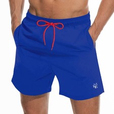 Swim Shorts Swim Trunks Men's Quick Dry Board Shorts Beach Shorts with Mesh L...