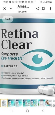 Retina Clear Support Eye Health USA **Our Lowest Price Ever Listed **