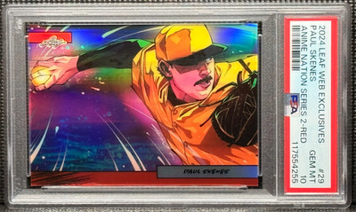 ⚾ Paul Skenes 2024 Leaf Anime Nation Series 2 Red 11/25 💎 PSA 10 💎 Free Ship