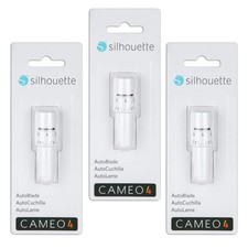 Silhouette AutoBlade for Cameo 4 3 Pack 3 Pack, silver