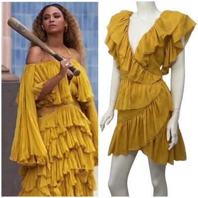 orange color dress for women Orange Cotton Poplin A-Line Deep Neck Maxi Tier Dress 62