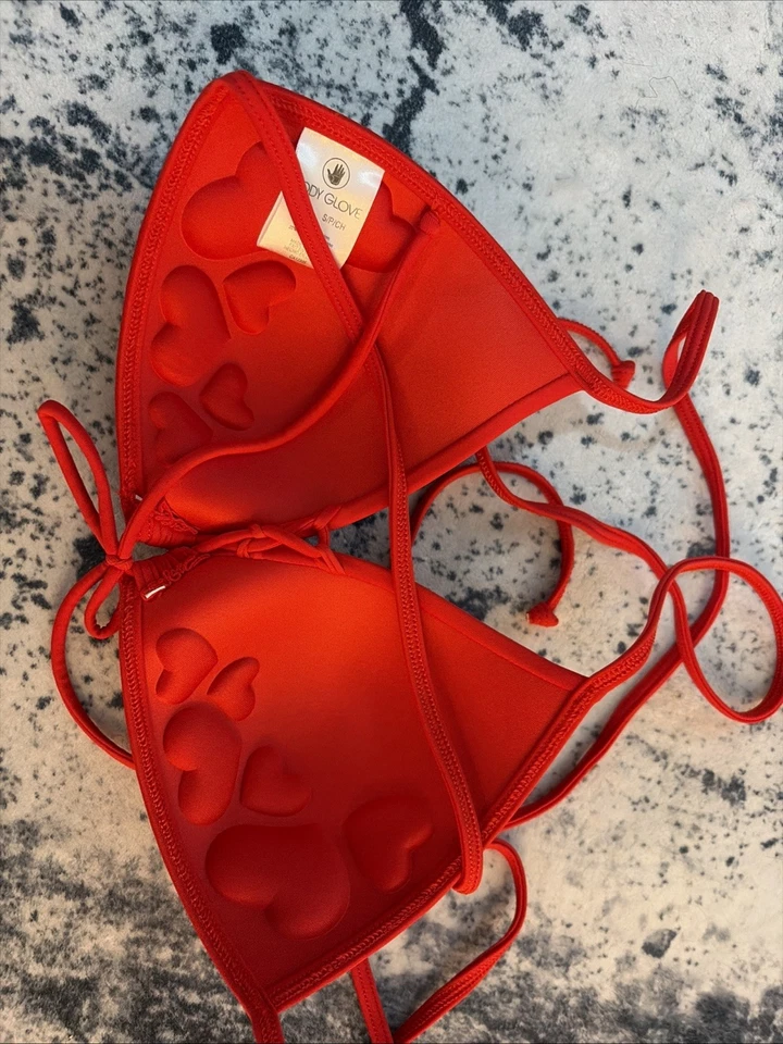 Body Glove Rojo Mujer Bikini Copa Top Talla Pequeña Nuevo Sin Etiquetas Linda Corbata de Natación Foto 2 de 4