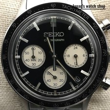 SEIKO SEIKO SELECTION S SBTR055 Black Chronograph Quartz Men's Watch New in Box