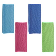 4 Pcs Microfiber Body Towel Protable Sports Sweat-absorbing Cooling Towels