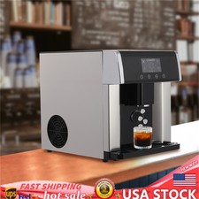 Nugget Ice Maker 33lbs Countertop Pebble Ice Maker Machine Self-Cleaning ZB-10E