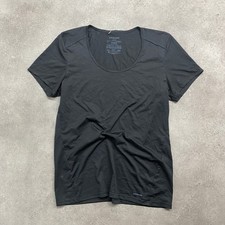 Patagonia T-Shirt Womens Medium Capilene Silkweight Polyester Tee, Black