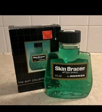 MENNAN SKIN BRACER AFTER SHAVE 5 FL OZ ORIGINAL BOX VINTAGE FULL BOTTLE