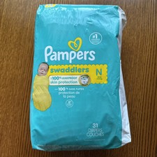   Pampers Baby Diapers - Swaddlers - Size 0, 31 Count
