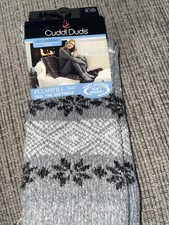 Cuddl Duds Slipper socks Plushfill 360 Size 4-10