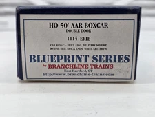 Branchline Trains HO Kit 1114 - 50' AAR Double Door Boxcar Erie RR #65672