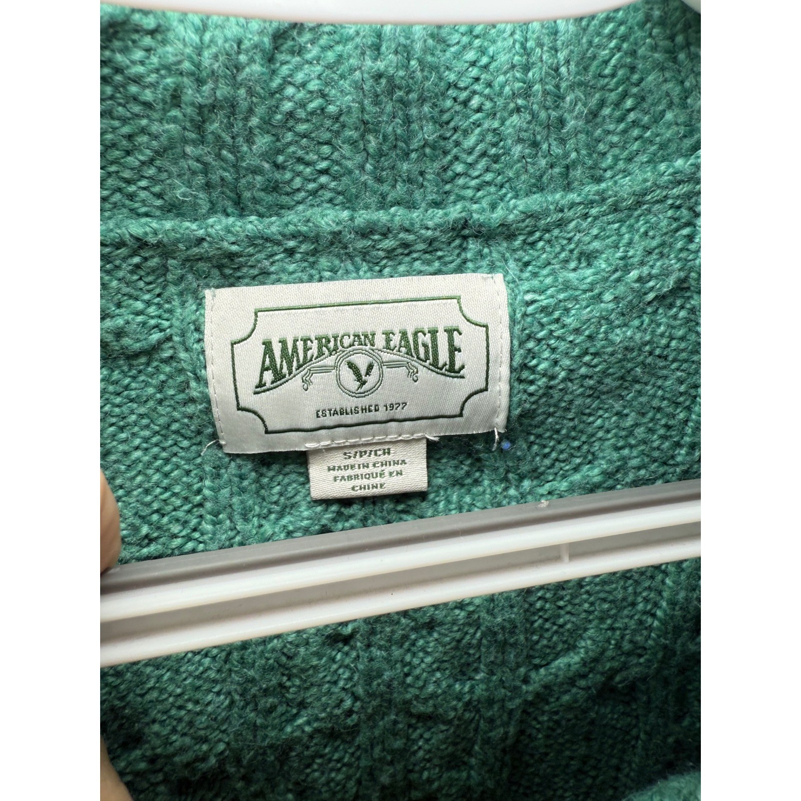 American Eagle Cable Knit Button Up Cardigan Wome… - image 2