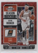 2023-24 Contenders Optic Season Ticket International Red Prizm Devin Booker 11ng