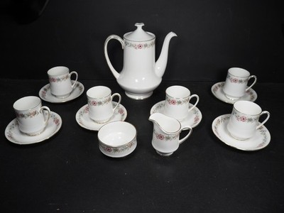 Paragon Bone China ''Belinda'' 16-teiliges komplettes Kaffeeservice