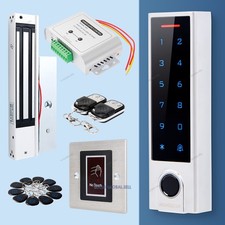 HOMSECUR Weatherproof WIFI Fingerprint RFID Access Control Set Lock APP Unlock