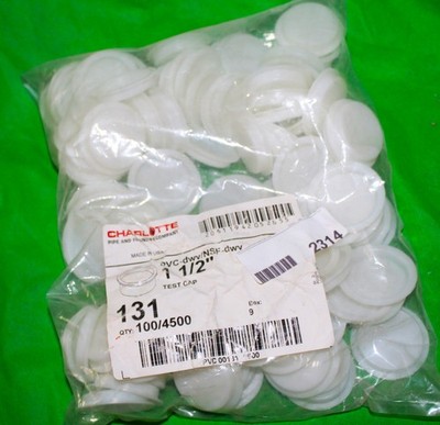 CHARLOTTE PIPE 1 1/2 Test Cap DWV (Drain, Waste and Vent) - 100 QT