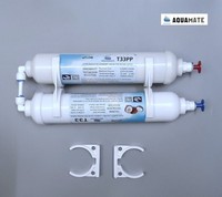 Undersink Drinking Water Filter 1/4 Inline Filter Replacement Set 2 Stage