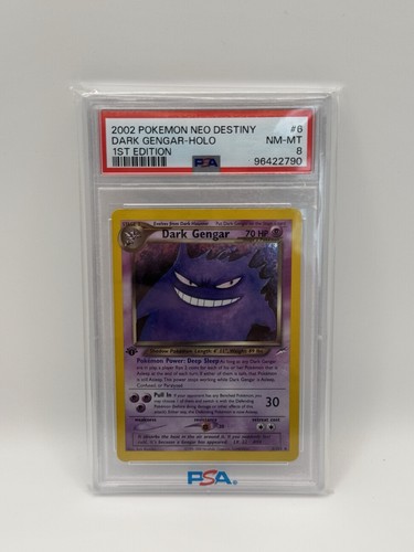 Dark Gengar (1st Edition) graded PSA 8 for sale on eBay