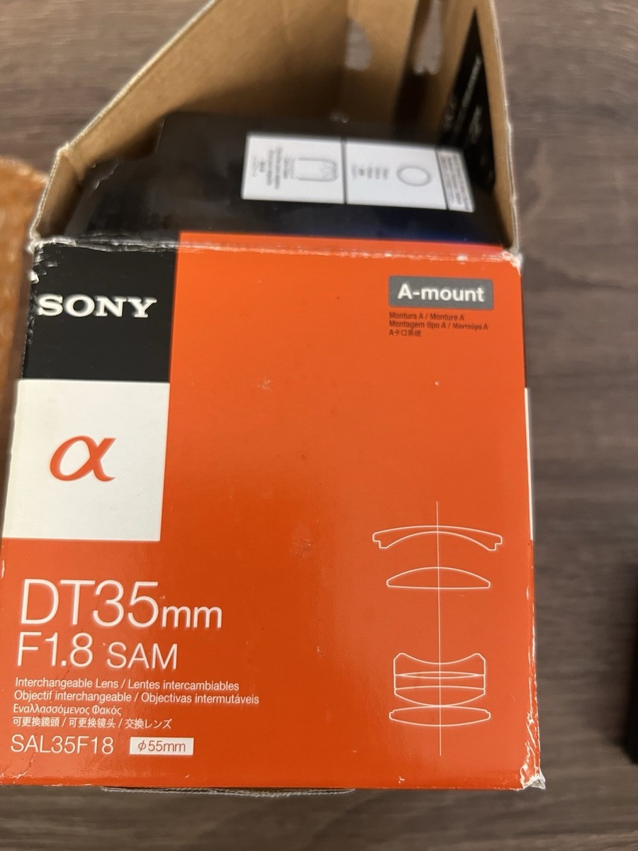 Sony DT 35mm f/1.8 SAM A-mount lens (model SAL35F18). | eBay