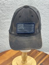 511 Sombrero Gorra Correa Trasera Negro Bandera Americana Parche Malla Táctica Hombres Béisbol