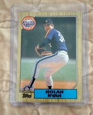 Topps 1987 Base Set Nolan Ryan #757 Houston Astros Baseball Card