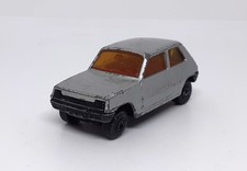 Vintage Matchbox Superfast #21 Renault 5TL 1978 Lesney Silver Car