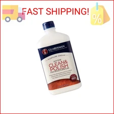 Guardsman Clean & Polish For Wood Furniture - Cream Polish 16.9 oz - Silicone Fr