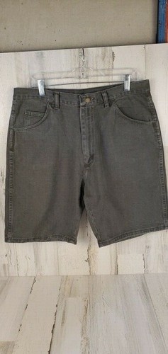Wrangler Olive Green Denim Jean Shorts 